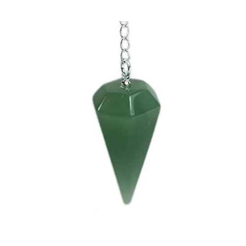 PENDULE FACETTÉ AVENTURINE (La pièce)