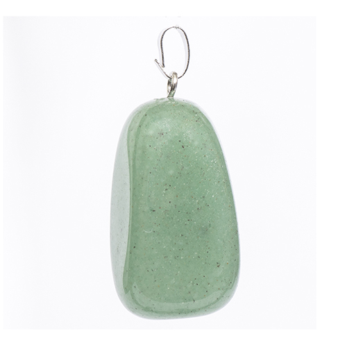 PENDENTIFS PIERRES FINES SUR BÉLIÈRE AVENTURINE (x5 pces)