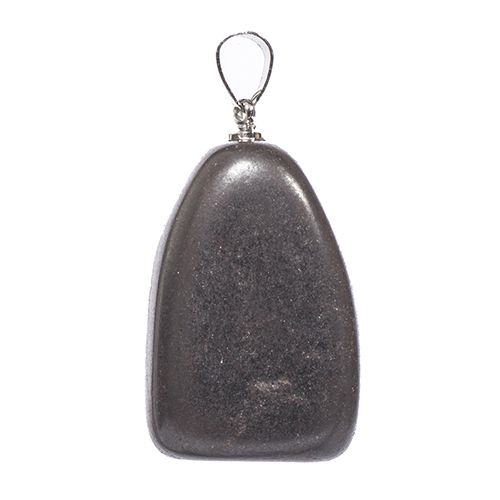 PENDENTIFS PIERRES FINES SUR BÉLIÈRE HÉMATITE (x5 pces)