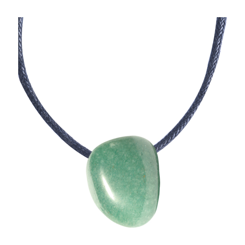 PENDENTIFS PIERRES PERCÉES AVENTURINE (5 pièces) Qualité A