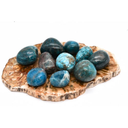 PIERRES ROULÉES APATITE BLEUE - QUALITÉ EXTRA (x 200 Gr)
