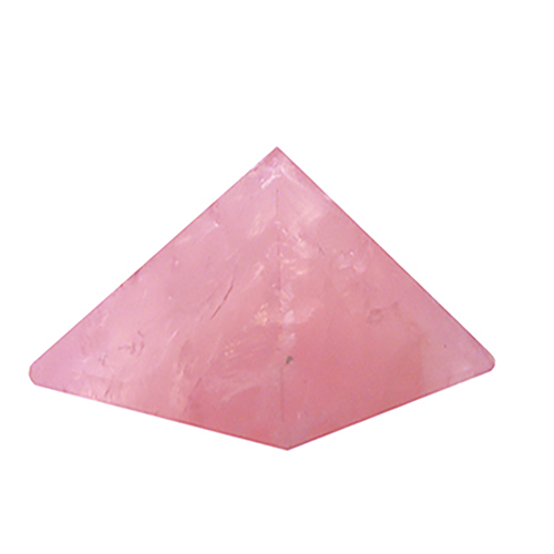 MOYENNE PYRAMIDE QUARTZ ROSE
