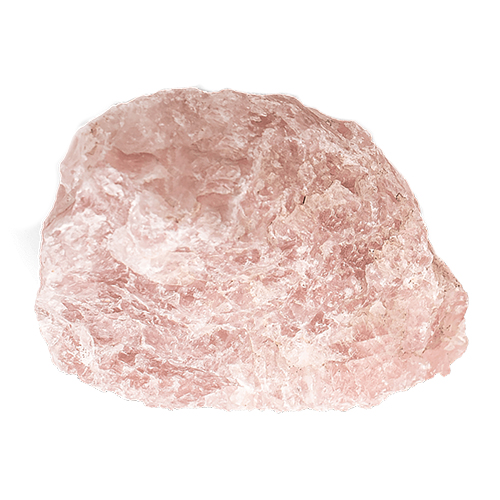 BLOC QUARTZ ROSE BRUT - 2Kg