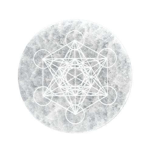 ROND GRAVÉ MÉTATRON EN <strong>SÉLÉNITE BLANCHE</strong>