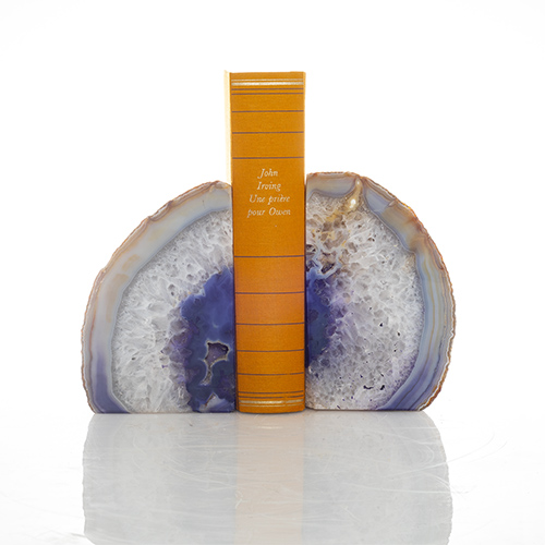 SERRE LIVRES AGATE NATURELLE OU TEINTÉE (Moyen modèle)