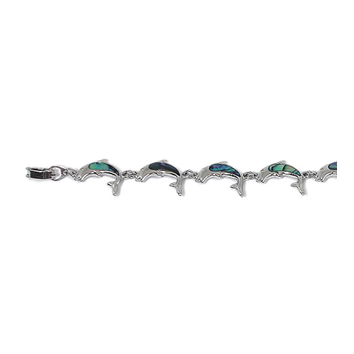 BRACELETS NACRE BLEUE DAUPHIN (x 12 pcs)