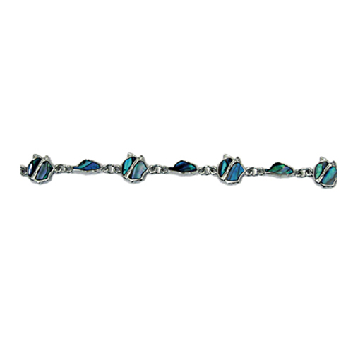 BRACELETS NACRE BLEUE CORSE+TÊTE (x 12 pcs)