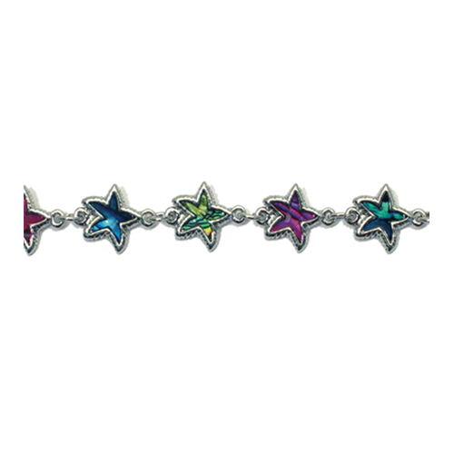 BRACELETS NACRE MULTICOLORE ÉTOILE DE MER (x 12 pcs)