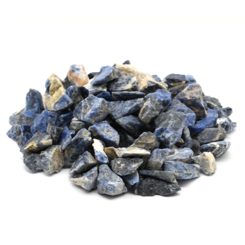 PIERRE BRUTE SODALITE 2CM A 4CM (LOT 1KG)