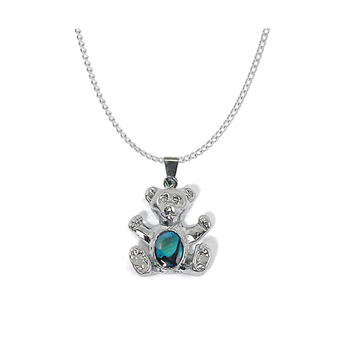 PENDENTIFS CHAÎNES NACRE NOUNOURS (x 12 pcs)