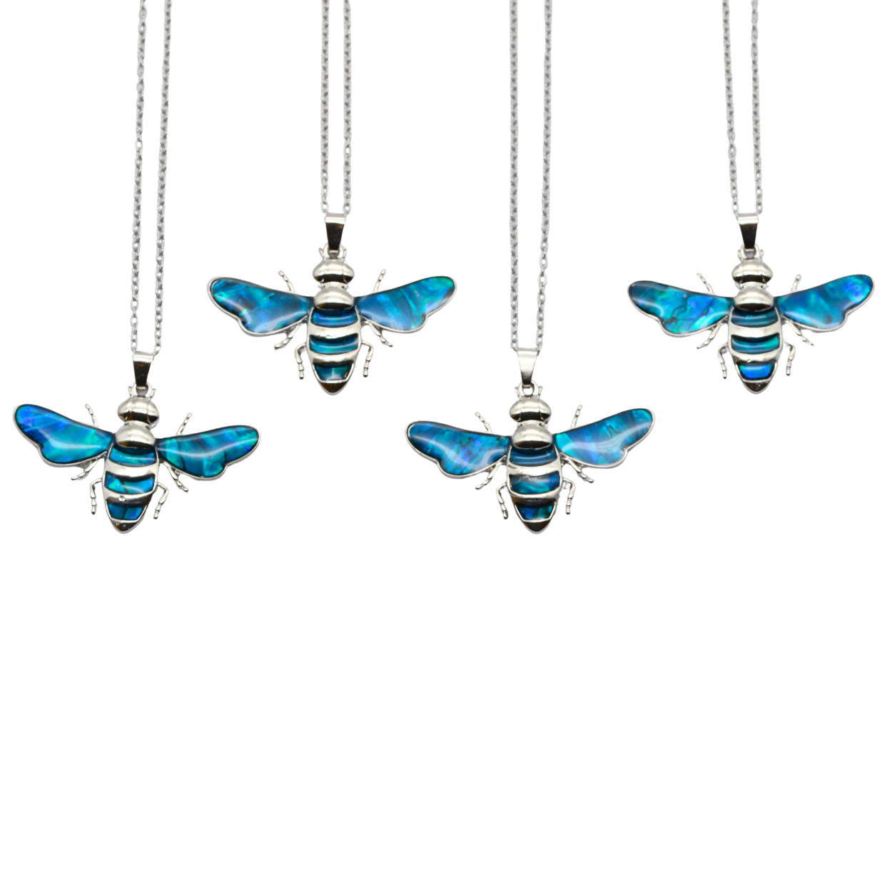 PENDENTIFS CHAINES NACRE ABEILLE (x12 pcs)