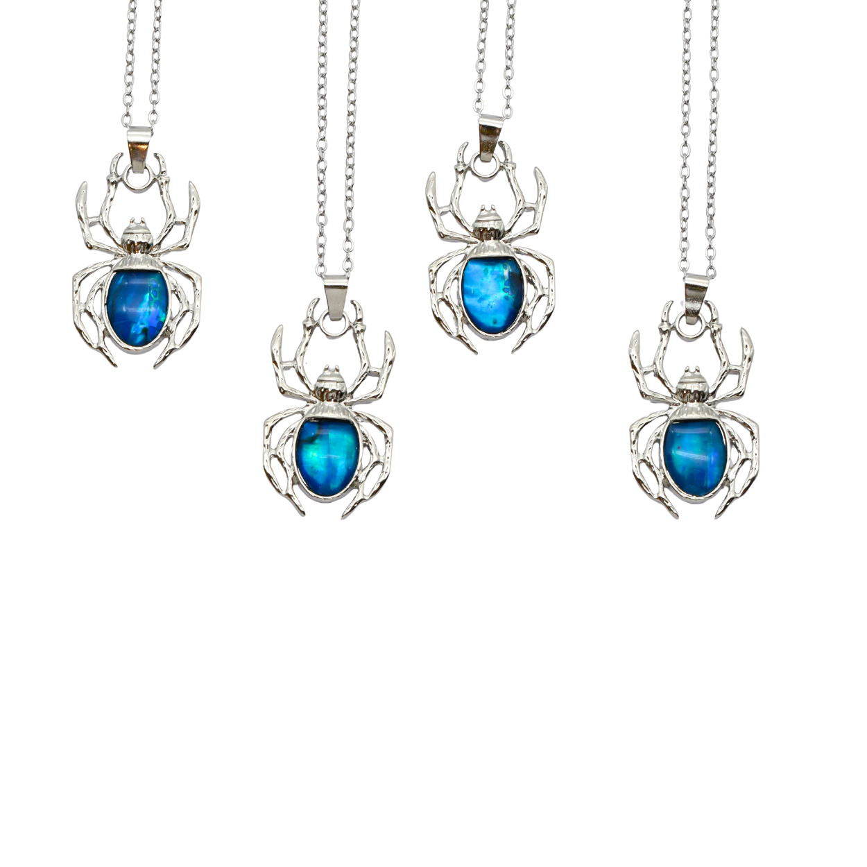 PENDENTIFS CHAINES NACRE ARAIGNÉE (x12 pcs)