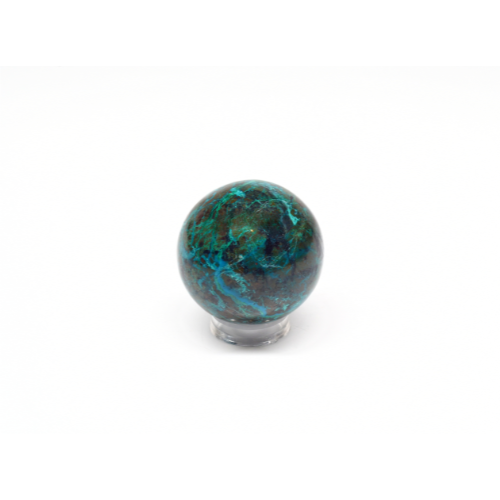 SPHÈRE EN CHRYSOCOLLE Qualité EXTRA (La pièce)