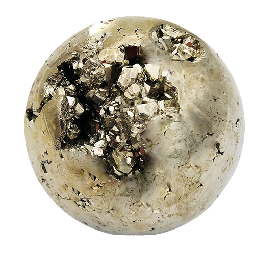 SPHÈRE EN PYRITE Qualité EXTRA (La pièce)