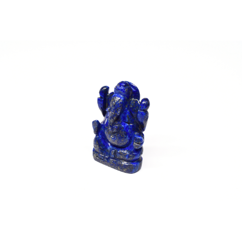 STATUETTE GANESH EN <strong> LAPIS LAZULI</strong> -  QUALITÉ EXTRA