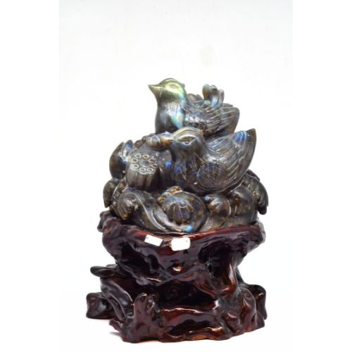 <strong>NID D'OISEAUX </strong>  LABRADORITE QUALITÉ EXTRA