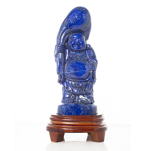 STATUETTE BOUDDHA LAPIS LAZULI 1 QUALITÉ EXTRA