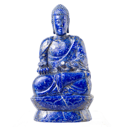 STATUETTE BOUDDHA LAPIS LAZULI 3 Qualité EXTRA