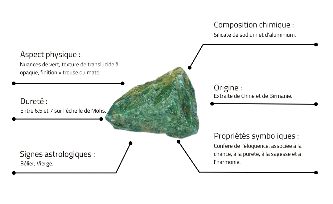 Caractéristiques du Jade